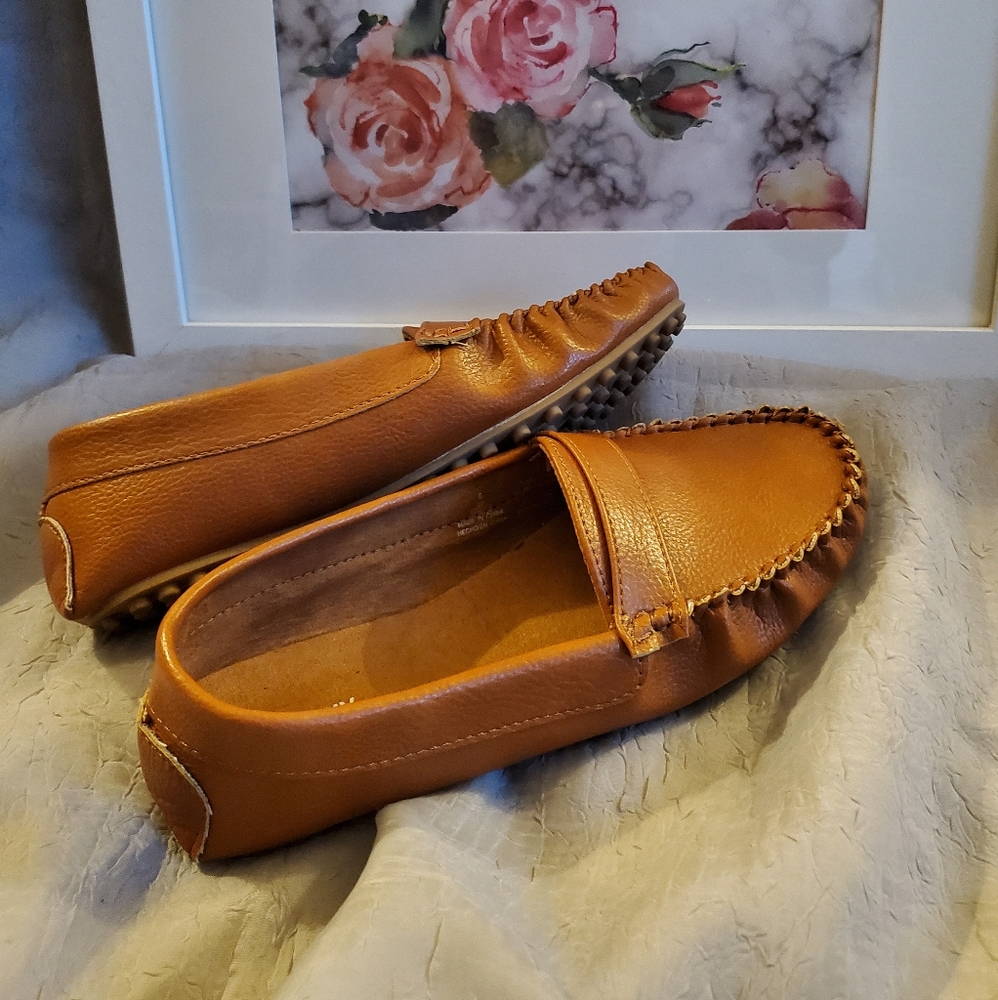 Tan Moccasins